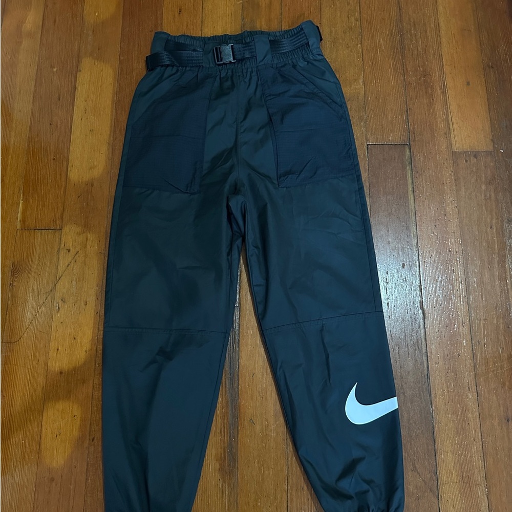Nike Black Jogger Pants with belt